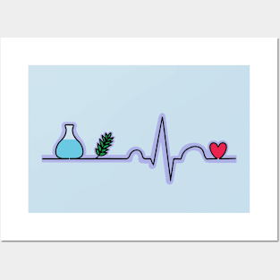 Science love Posters and Art